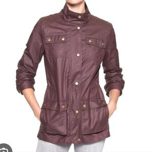 Banana Republic Women's Utility Jacket in Burgundy
